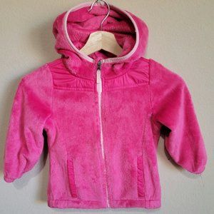 Members Mark Girls Cuddly Cozy Full Zip Hooded Jacket